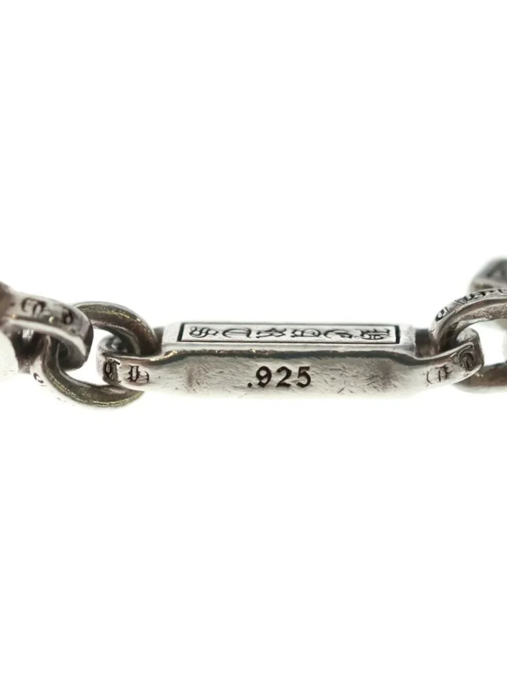 Chrome Hearts Paper Chain Bracelet Silver